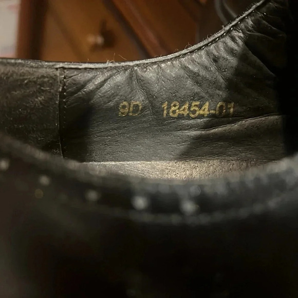 Florsheim 18454-01 Black Leather Men’s Oxford Lace Up Shoe 9D - Picture 8 of 8